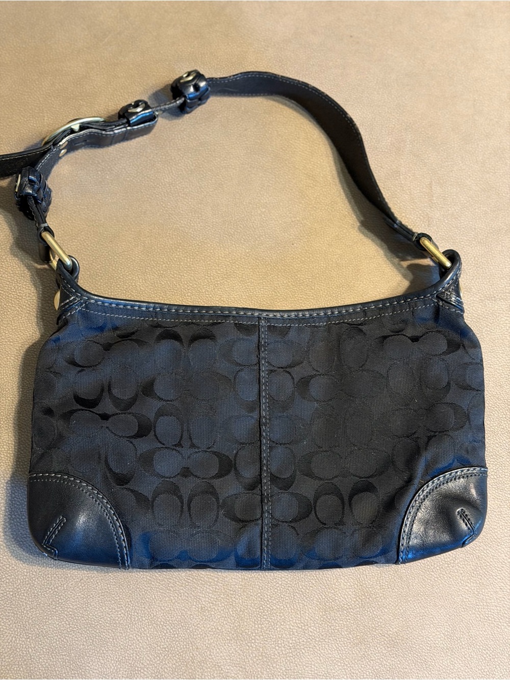 Coach Bleecker Signature Zip Hobo